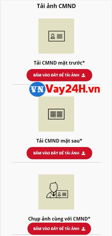 Các bước vay tiền vayvnd bước 4