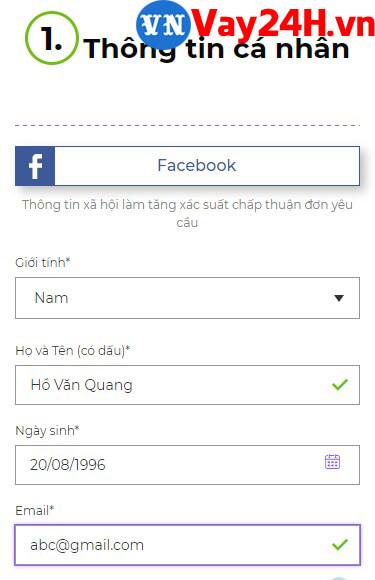Các bước đăng ký vay tiền MoneyVeo 4 Các bước đăng ký vay tiền MoneyVeo 4
