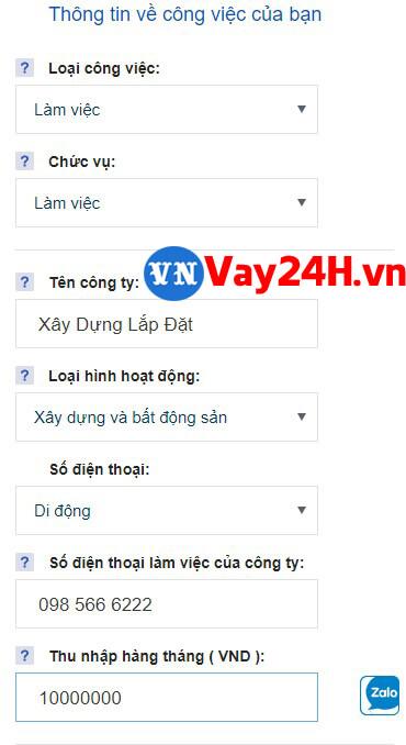 Hướng dẫn vay tiền Oncredit 6