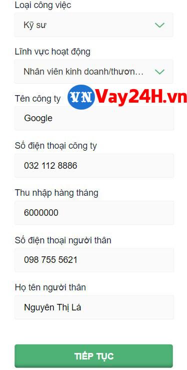 Hướng dẫn đăng k&yacute; vay tiền senmo 4
