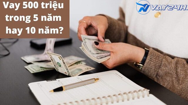 Vay 500 triệu l&atilde;i suất bao nhi&ecirc;u