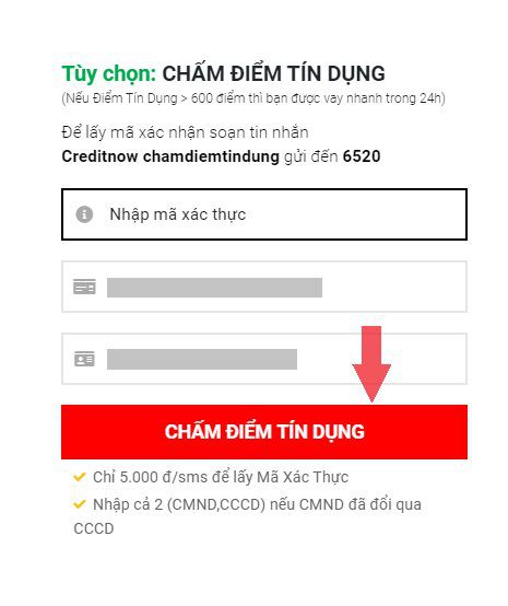 Chấm điểm tín dụng Chấm điểm tín dụng